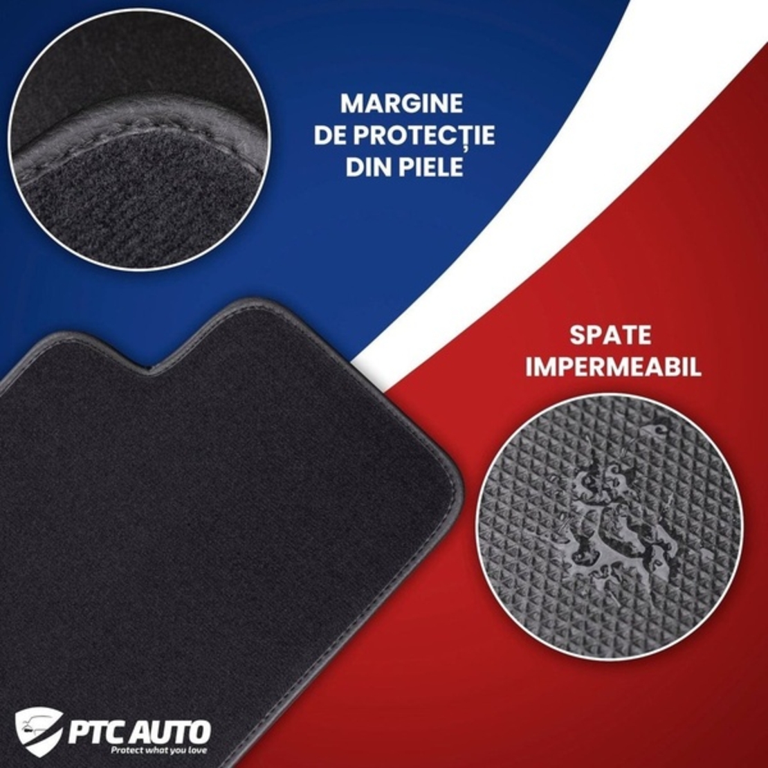 Covorase auto mocheta Citroen C4 III fabricatie 2012 - prezent(NEGRU)