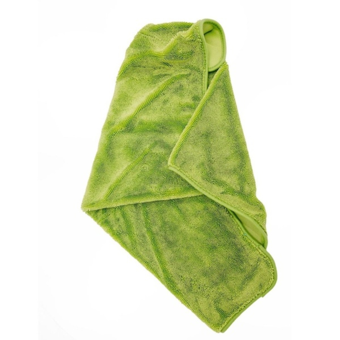 Pachet prosop verde-neon microfibra ultra absorbant AMOS fluffy 1000 GSM 60*80cm + manusa verde-neon CADOU