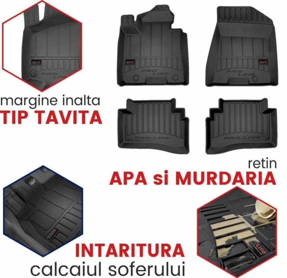 Covorase auto tip tavita 3D Audi Q8 fabricatie 2019- prezent