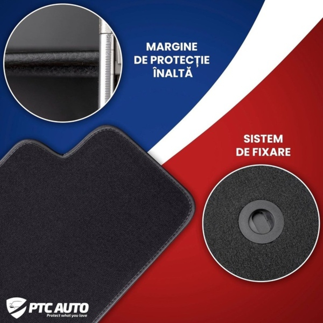 Covorase auto mocheta Mercedes Clasa E W212, caroserie Combi, fabricatie 2009 - 10.2016