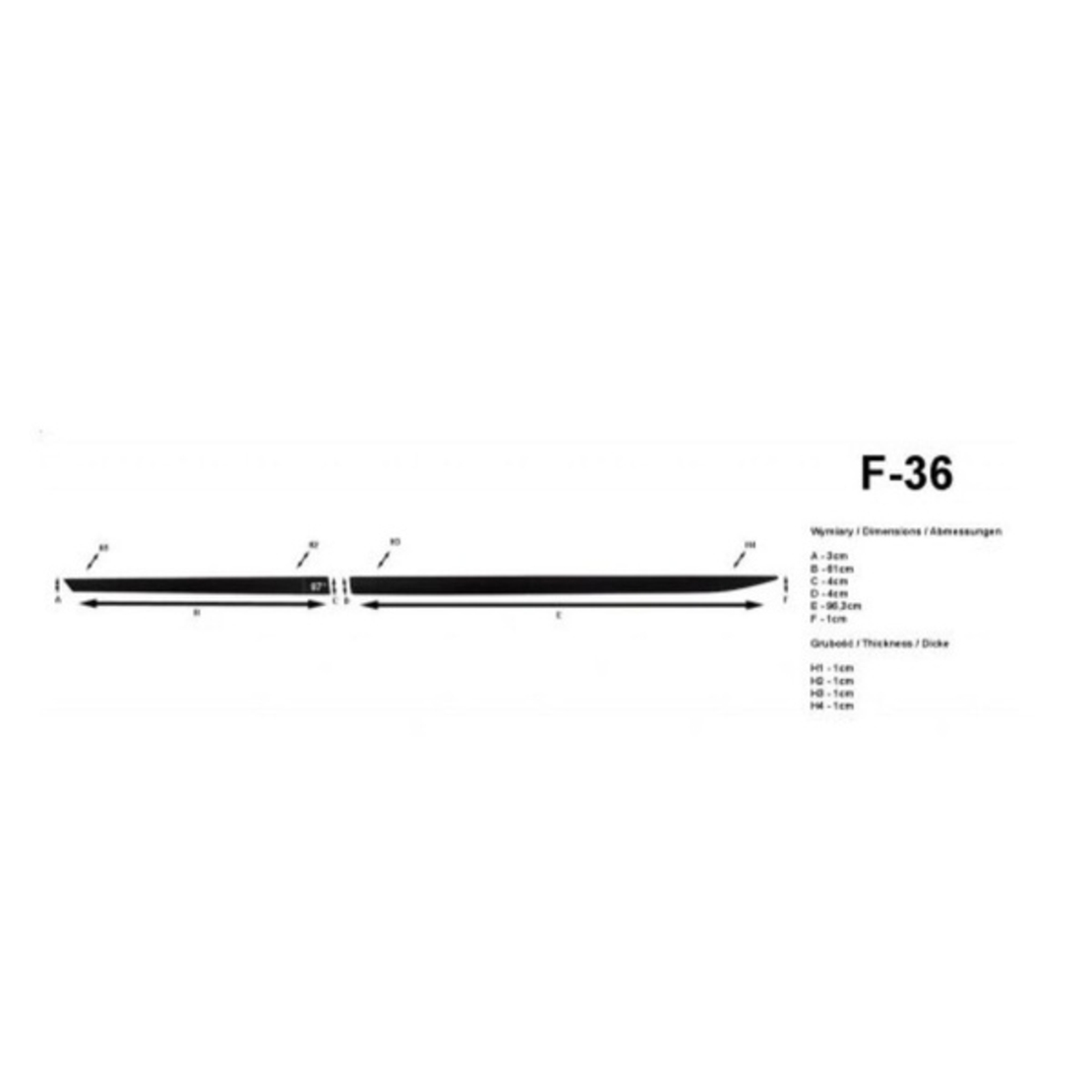 Bandouri laterale Mitsubishi Space Star fabricatie 12.2019 - prezent, caroserie hatchback