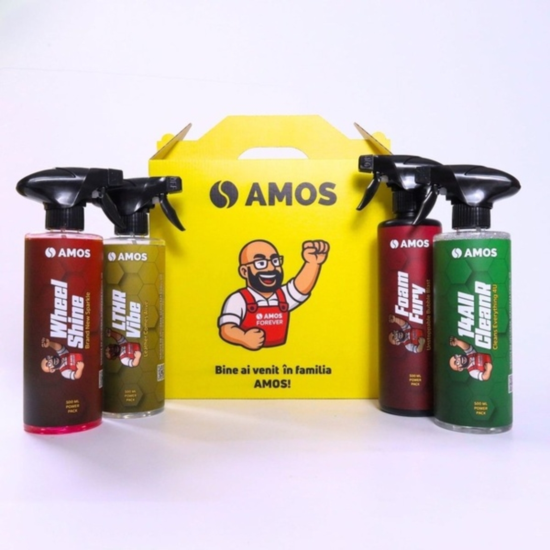 AMOS LTHR Vibe - Îngrijire Premium pentru Suprafețe din Piele Auto (500 ml)