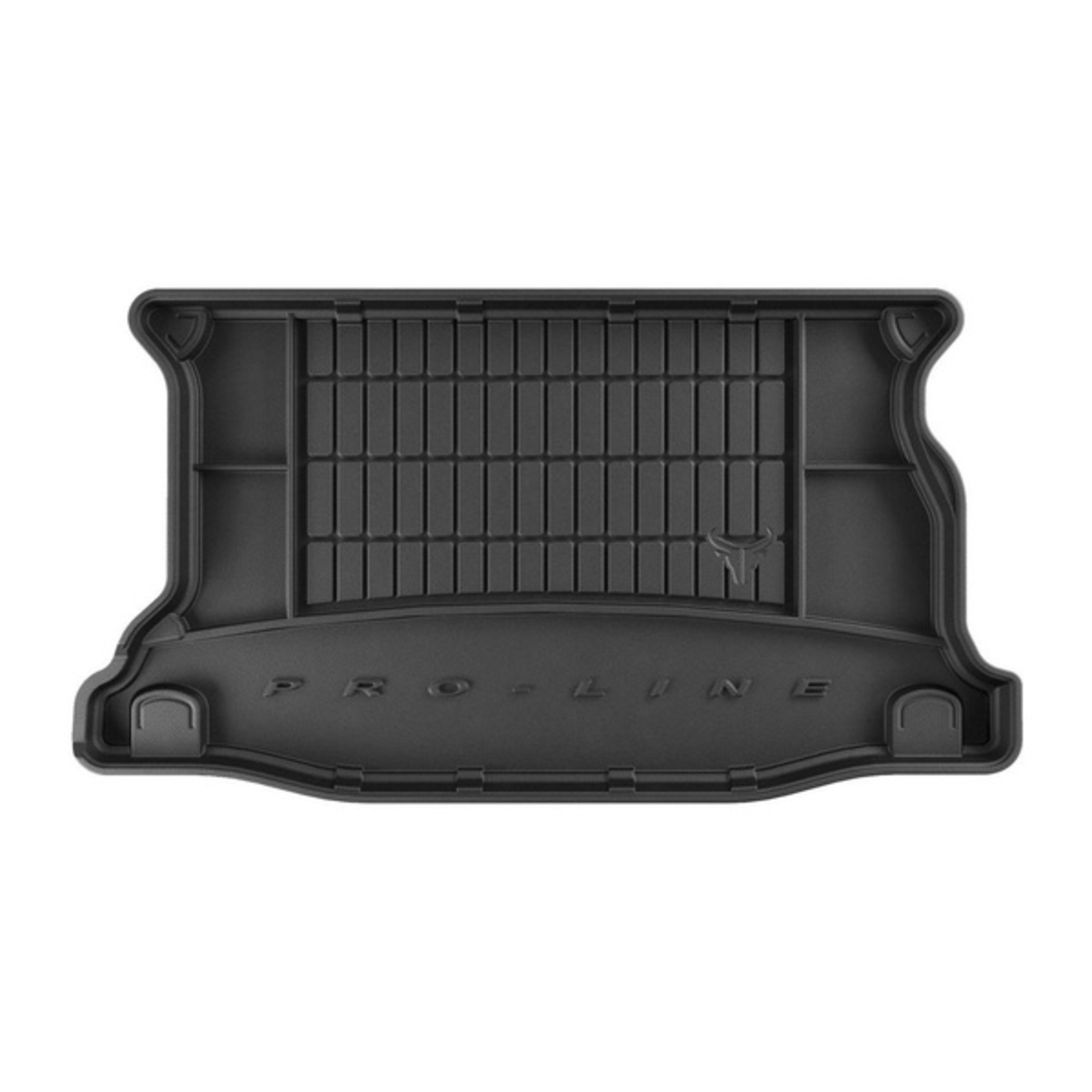 Covor auto portbagaj Frogum pentru Honda Jazz III Hatchback 5 2008- 2014, Cauciuc, Negru