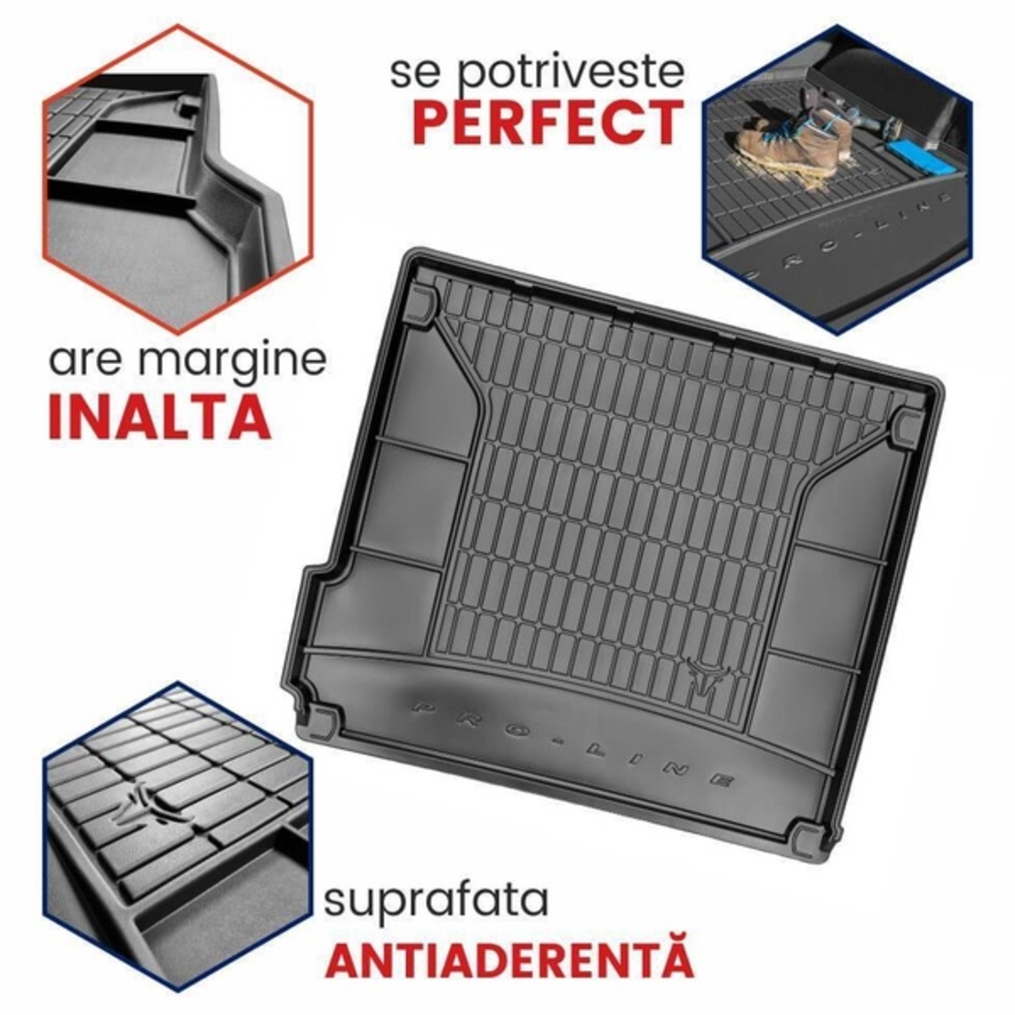 Tavita portbagaj PREMIUM Toyota Yaris III ACTIVE, caroserie Hatchback, fabricatie 2013-2018 (portbagaj superior)