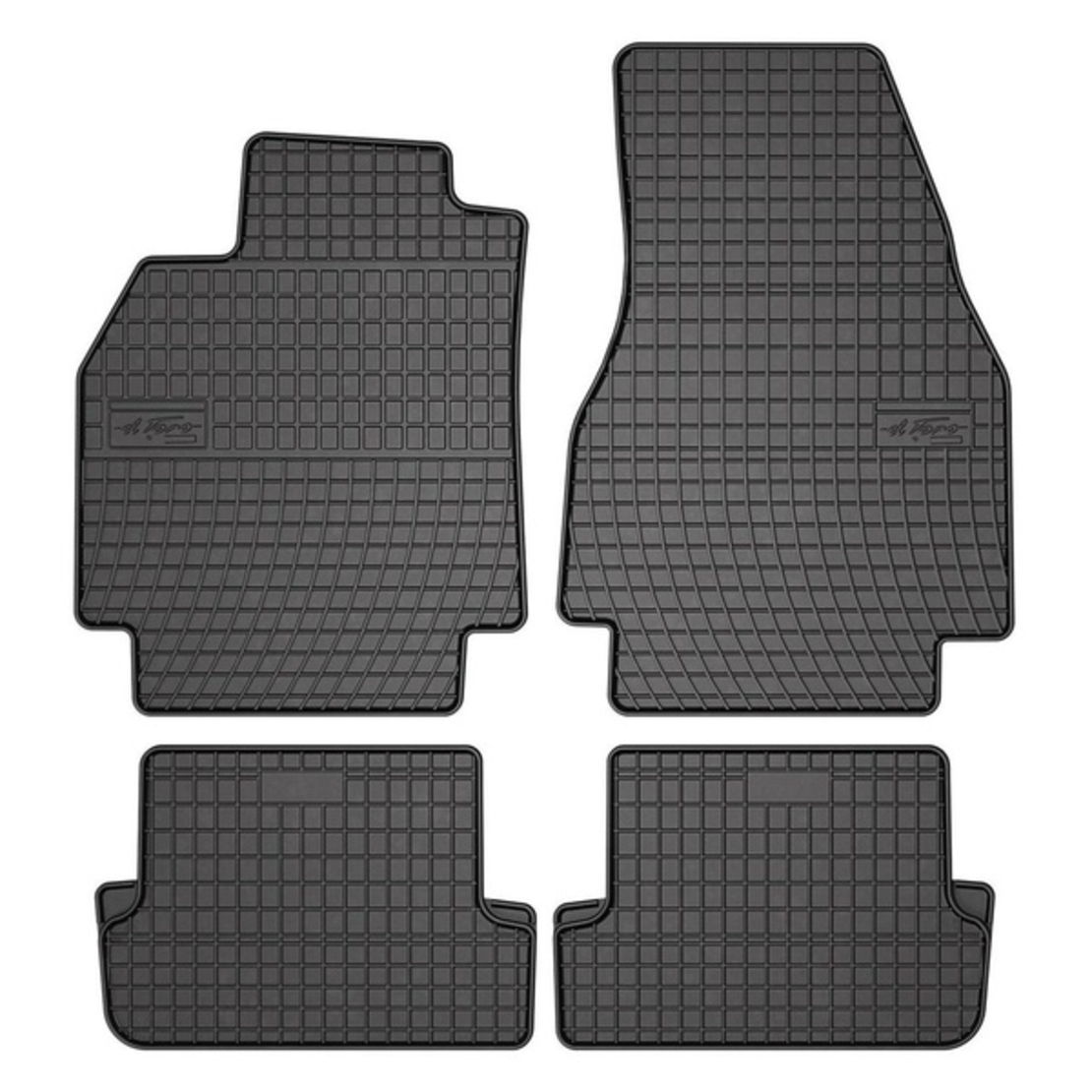 Set covorase auto Frogum din cauciuc pentru Mercedes C-Class 2000-2007
