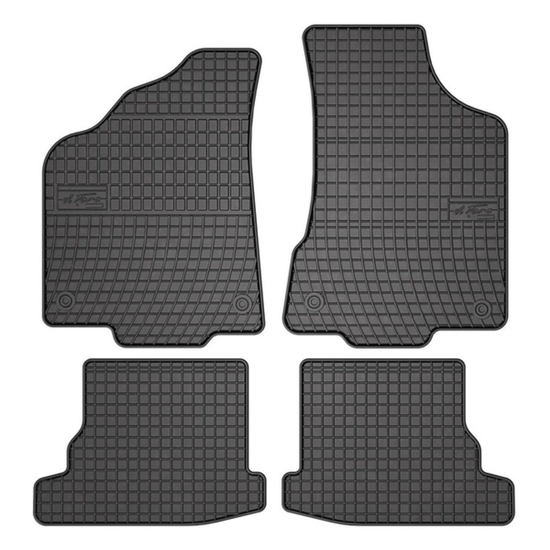 Set covorase auto Frogum din cauciuc pentru VW Polo, an 1999 - 2001