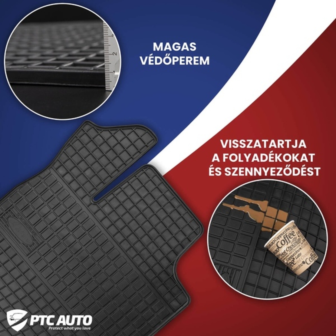 Covorase din cauciuc Ford Focus IV, anul de fabricatie 2018 - prezent