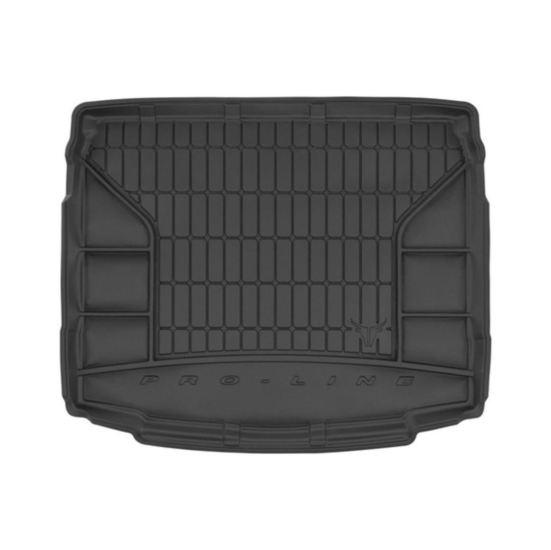 Covor auto pentru portbagaj Frogum pentru Skoda Karoq 2017, Cauciuc, Negru