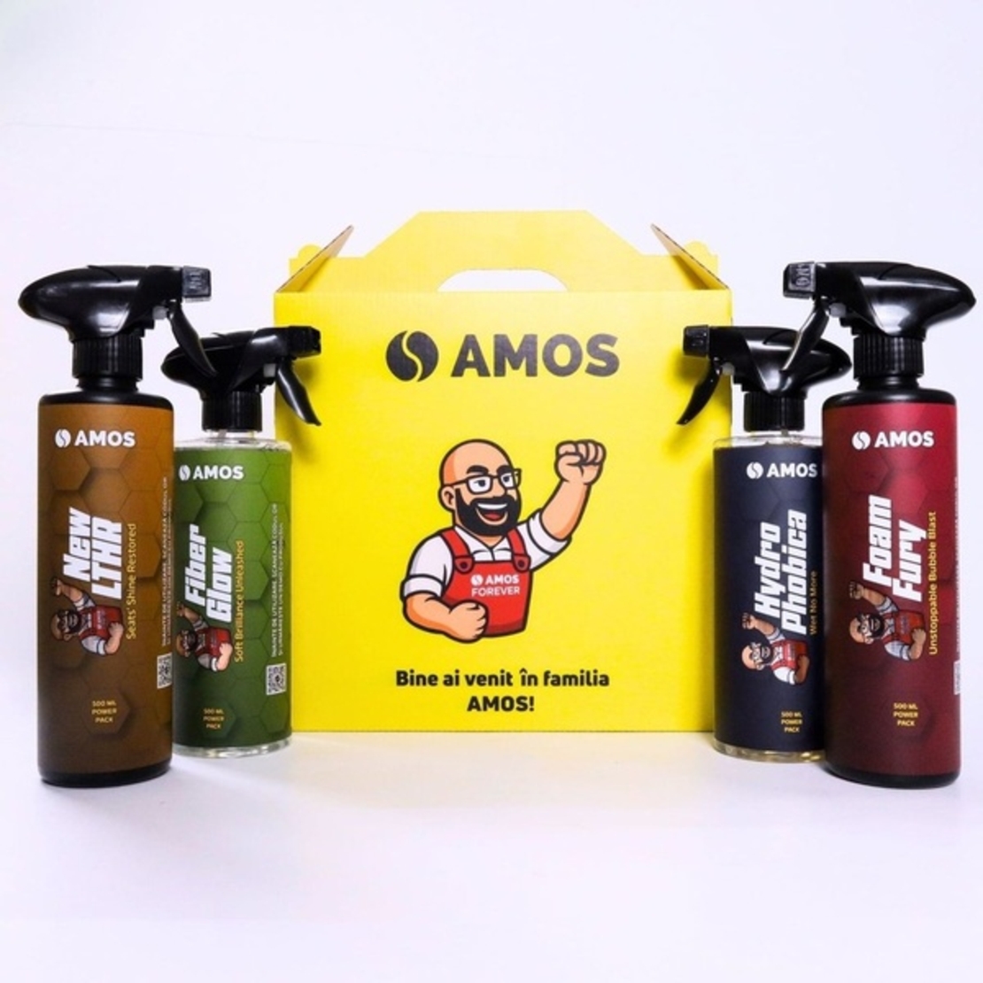 AMOS InsideGlow - Protecție și Îngrijire pentru Interiorul Mașinii (500 ml)