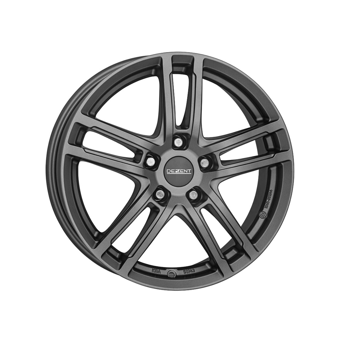 TTZZAGA38E Janta Aliaj DEZENT TZ_graphite 6.5x16 5x105/38/56.6