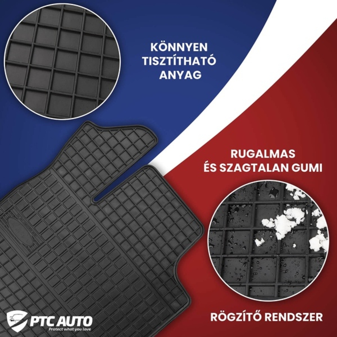 Covorase din cauciuc Ford Focus IV, anul de fabricatie 2018 - prezent
