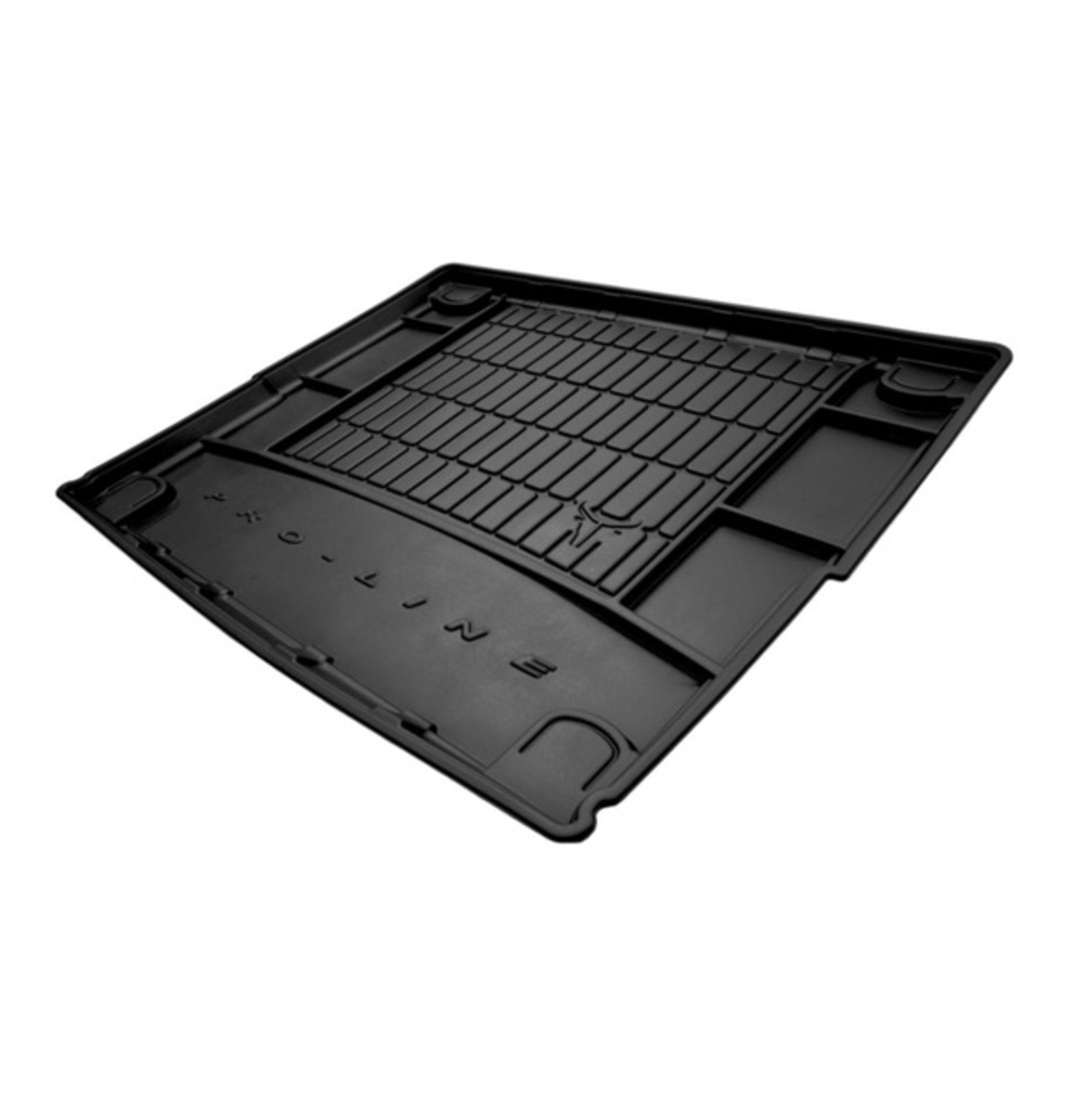 Covor auto pentru portbagaj Frogum pentru Peugeot 3008 2009-2016, Cauciuc, Negru
