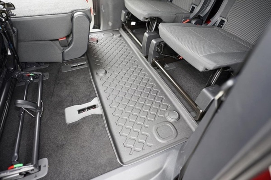Covorase tip tavita Volkswagen Caddy Maxi, anul de fabricatie 11.2020 - prezent, caroserie Van, 7 locuri al 3-lea rand