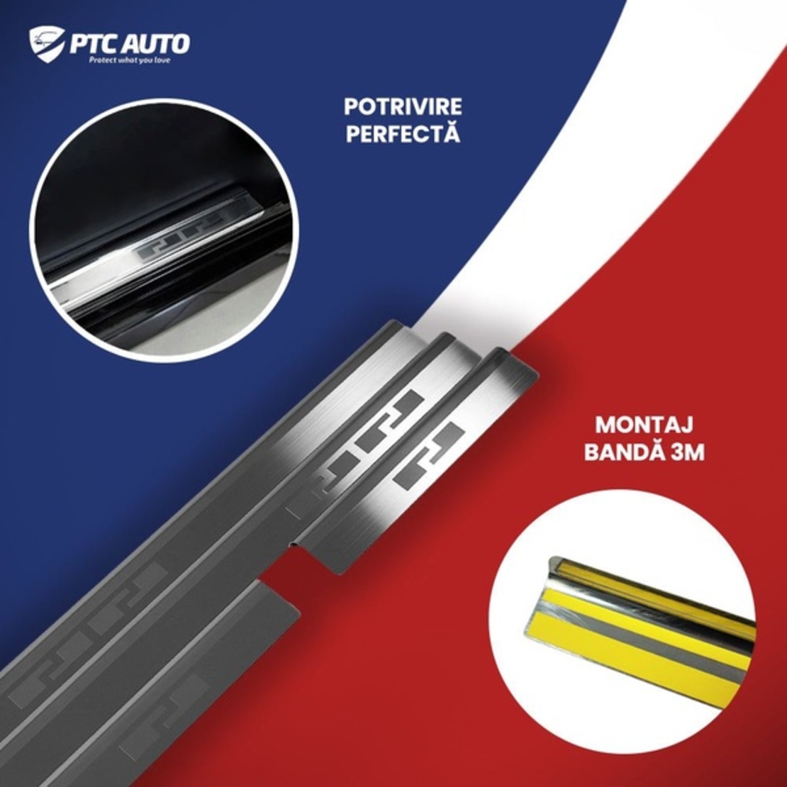 Protectie praguri usi inox Mercedes Vito W639, anul de fabricatie 09.2003 - 05.2014, caroserie Van