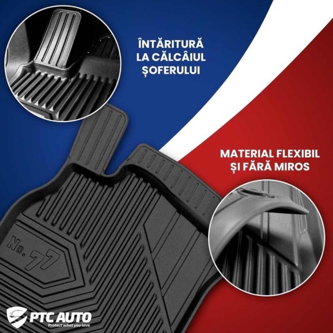 Covorase auto tip tavita 77407855