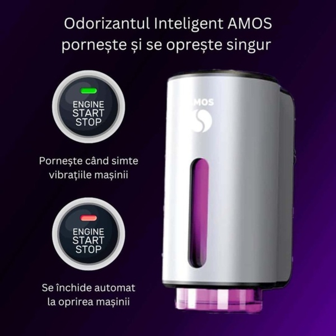 Set Amos Mini: 3 seturi parfumuri + 1 difuzor mini gri deschis CADOU