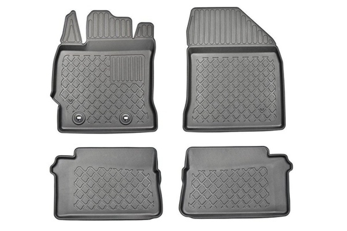 Covorase auto tip tavita Toyota Auris II, fabricatie 01.2013 - 12.2018 (inclusiv Hybrid)