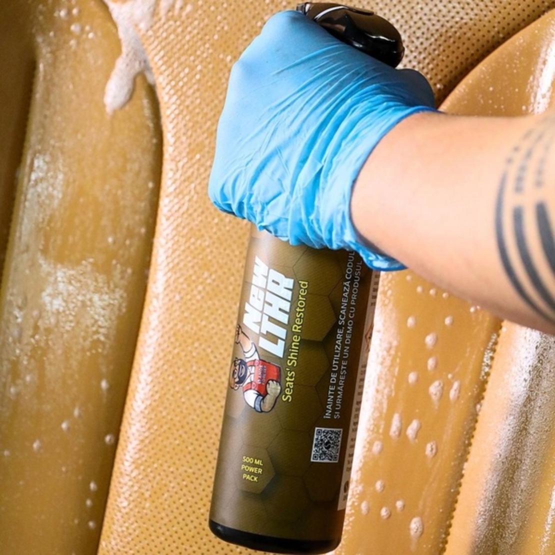AMOS InsideGlow - Protecție și Îngrijire pentru Interiorul Mașinii (500 ml)