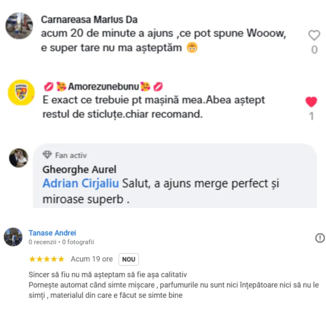 Difuzor Amos cu touchscreen + 6 parfumuri CADOU