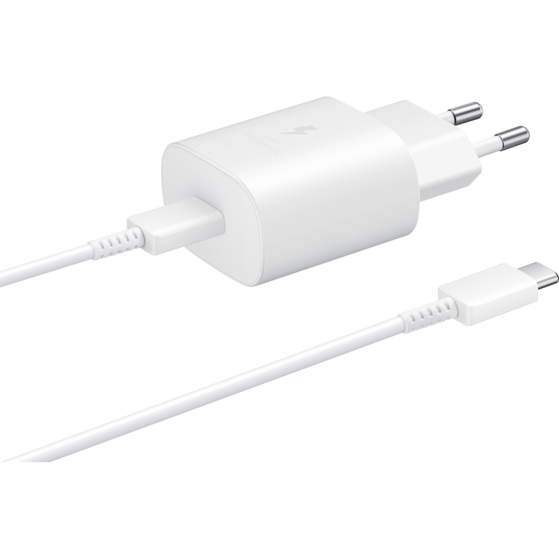 Incarcator Retea cu cablu USB Type-C, Quick Charge, 25W, 1 X USB Type-C, BULK, Alb de la Samsung