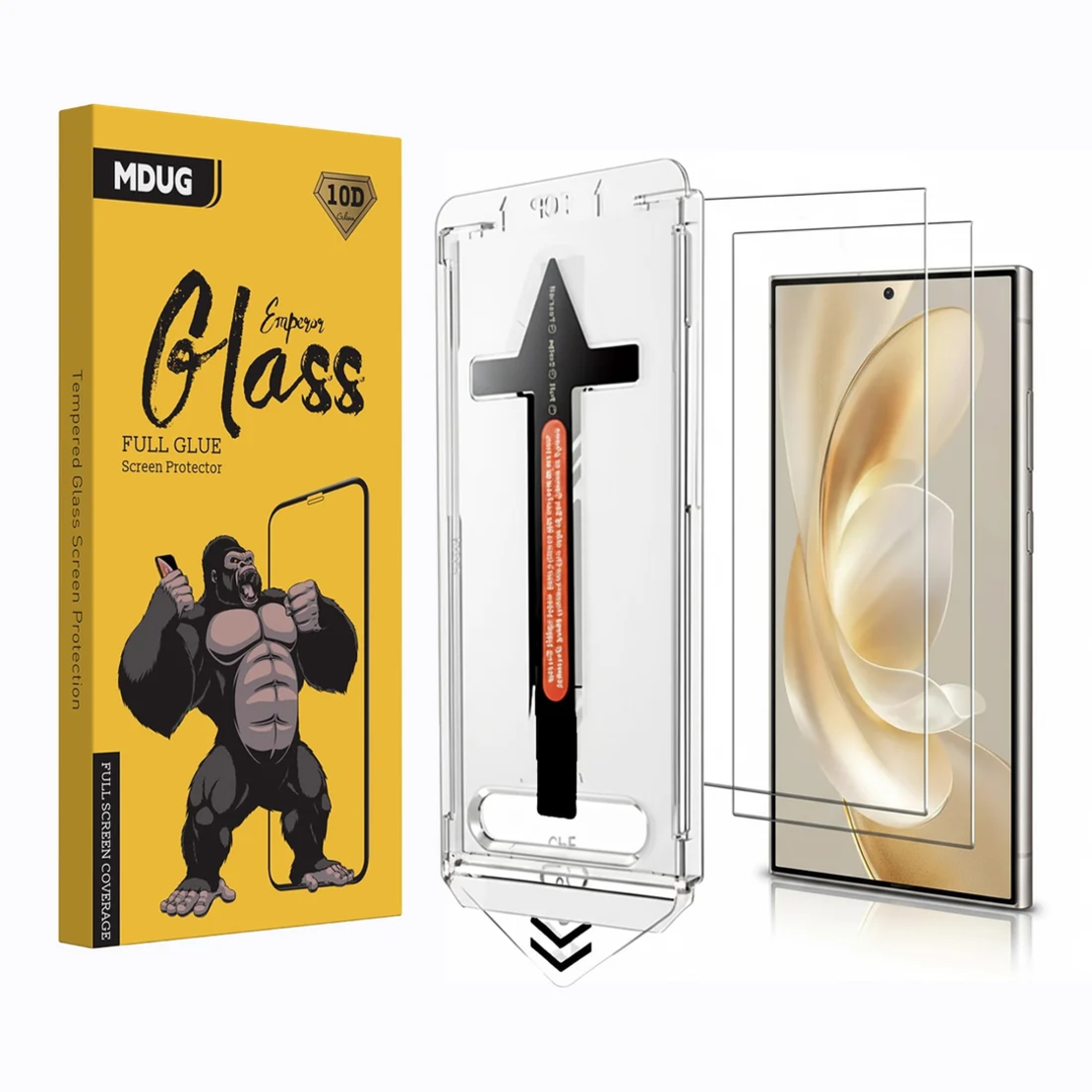 Folie Clear pentru Samsung S26 Plus, AntiStatic Glass - Transparent / Negru