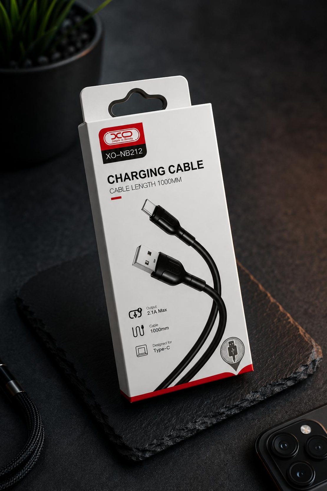 Cablu Incarcare USB-C Negru