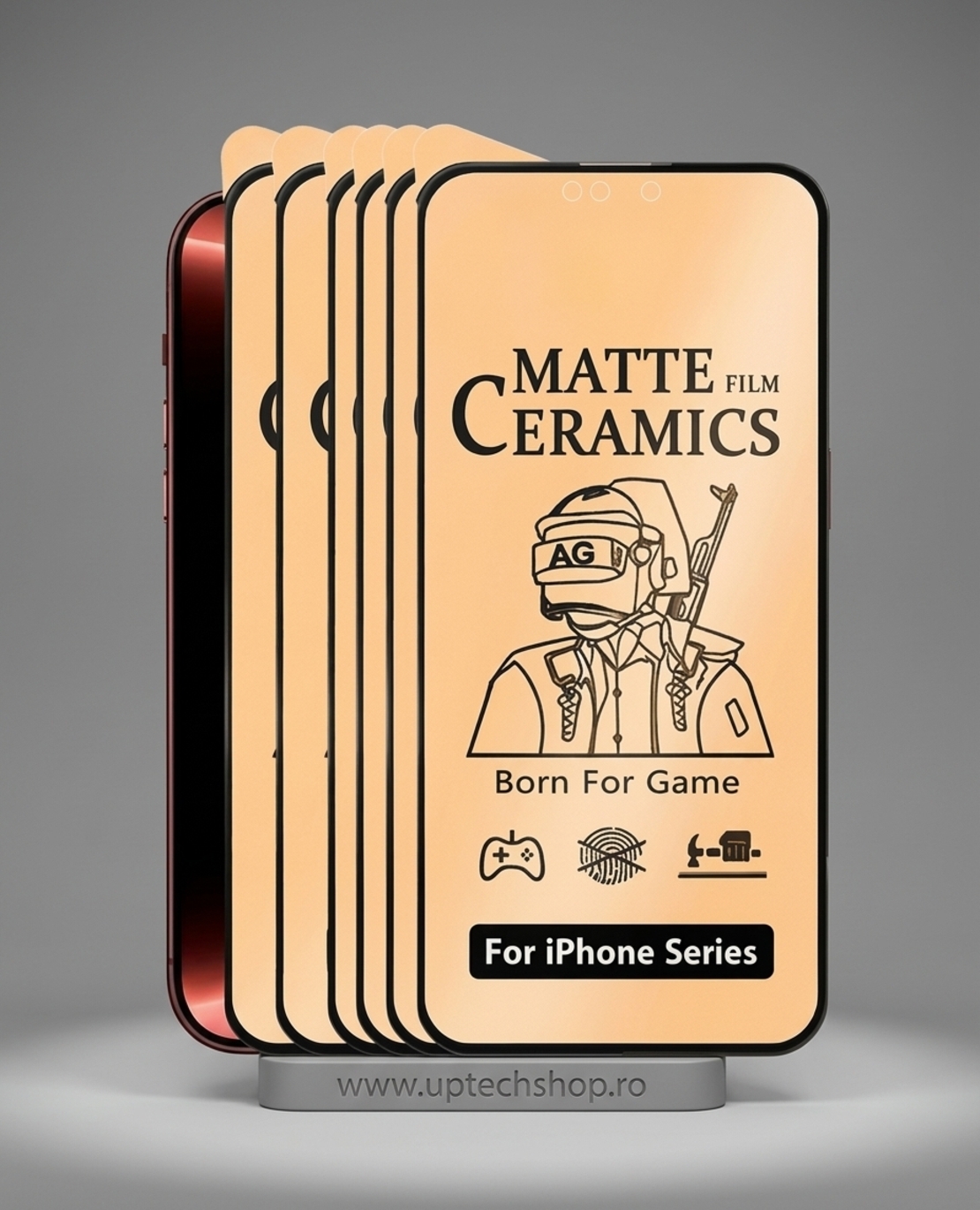 Folie ceramică mată Iphone 15 Pro/ Max