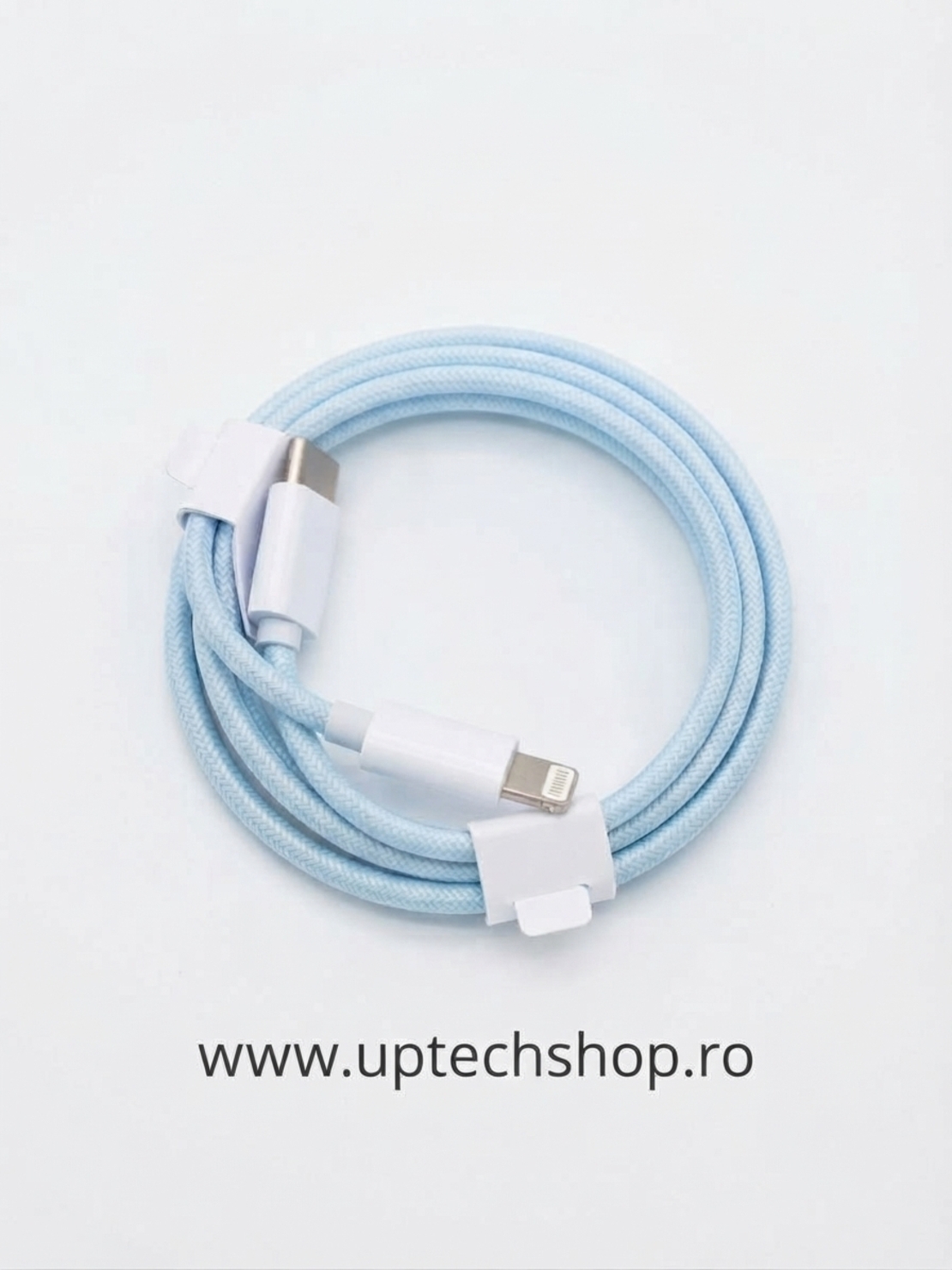 Cablu împletit KADIXI 3.3FT Lightning la USB C - Culoare Albastru