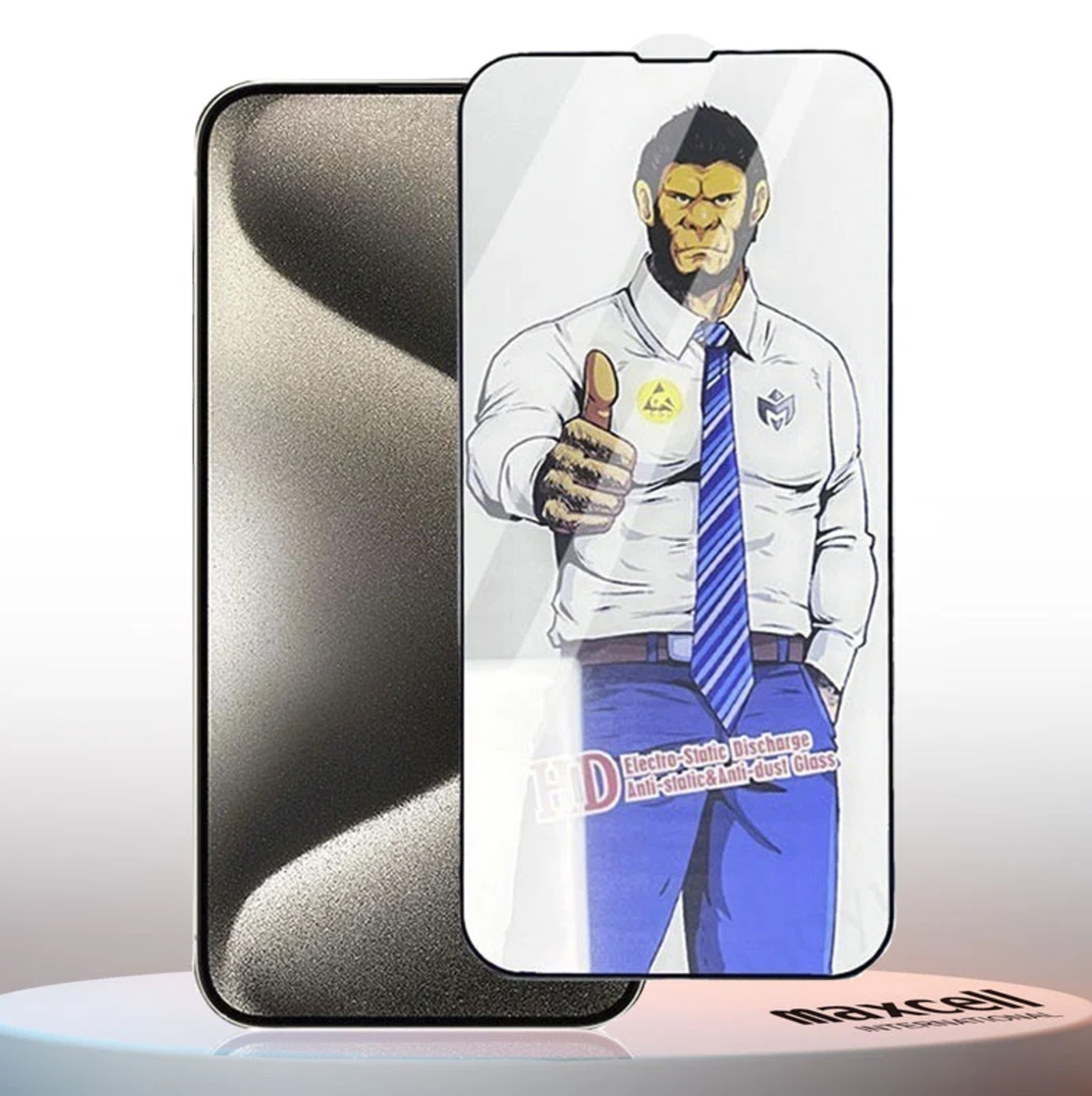 Folie Clear pentru Samsung A57, AntiStatic Glass - Transparent / Negru