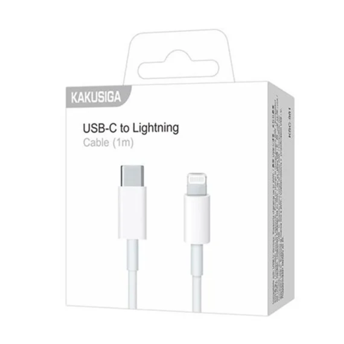 Cablu Date si Incarcare, Type-C la Lightning Kaku KSC-981 -, PD20W, QC3.0, 1m, Alb