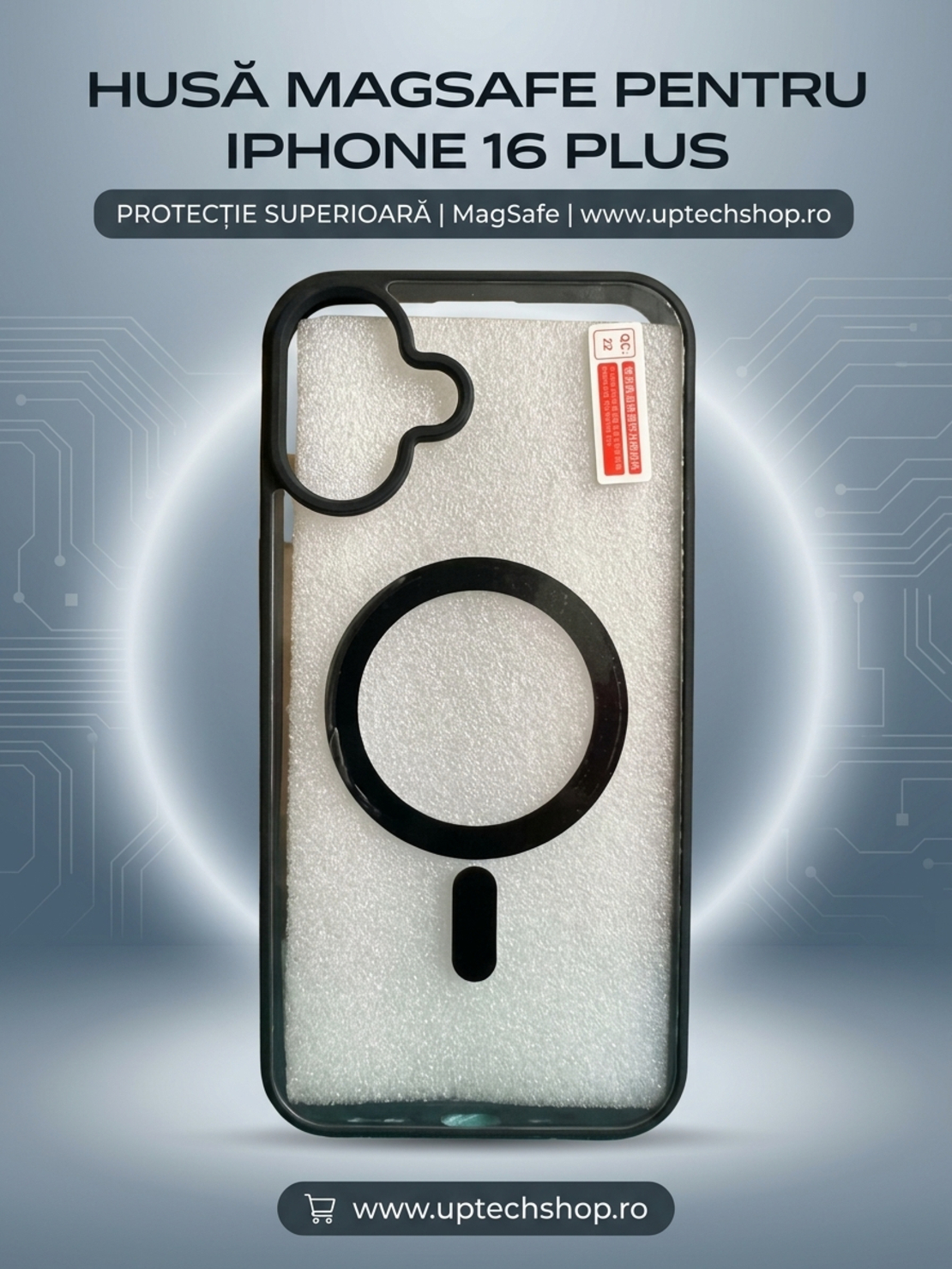 Husa Gri Titan iPhone 16 Plus