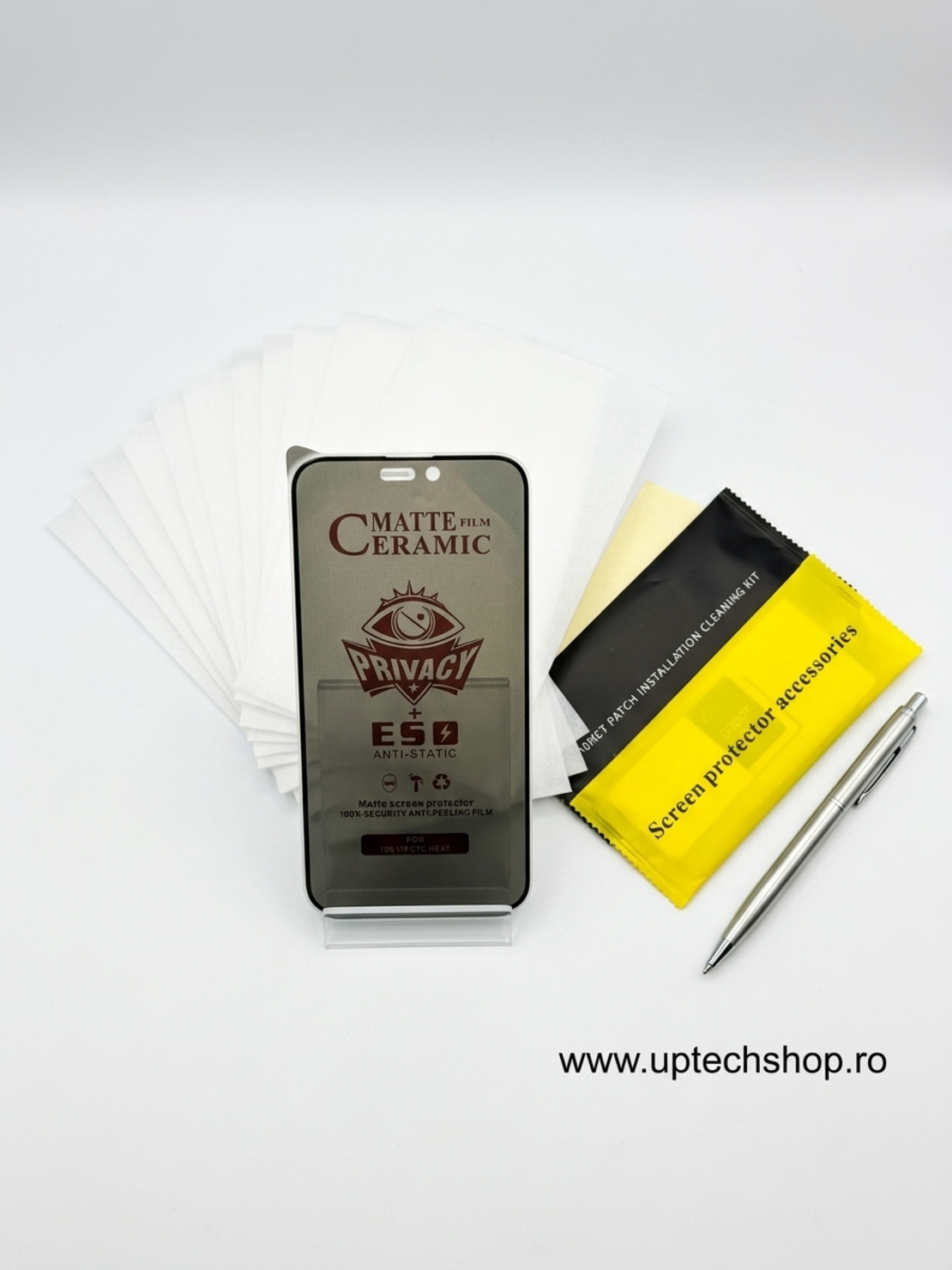 Folie protectie ecran Ceramica Mata Iphone 15 Pro Max
