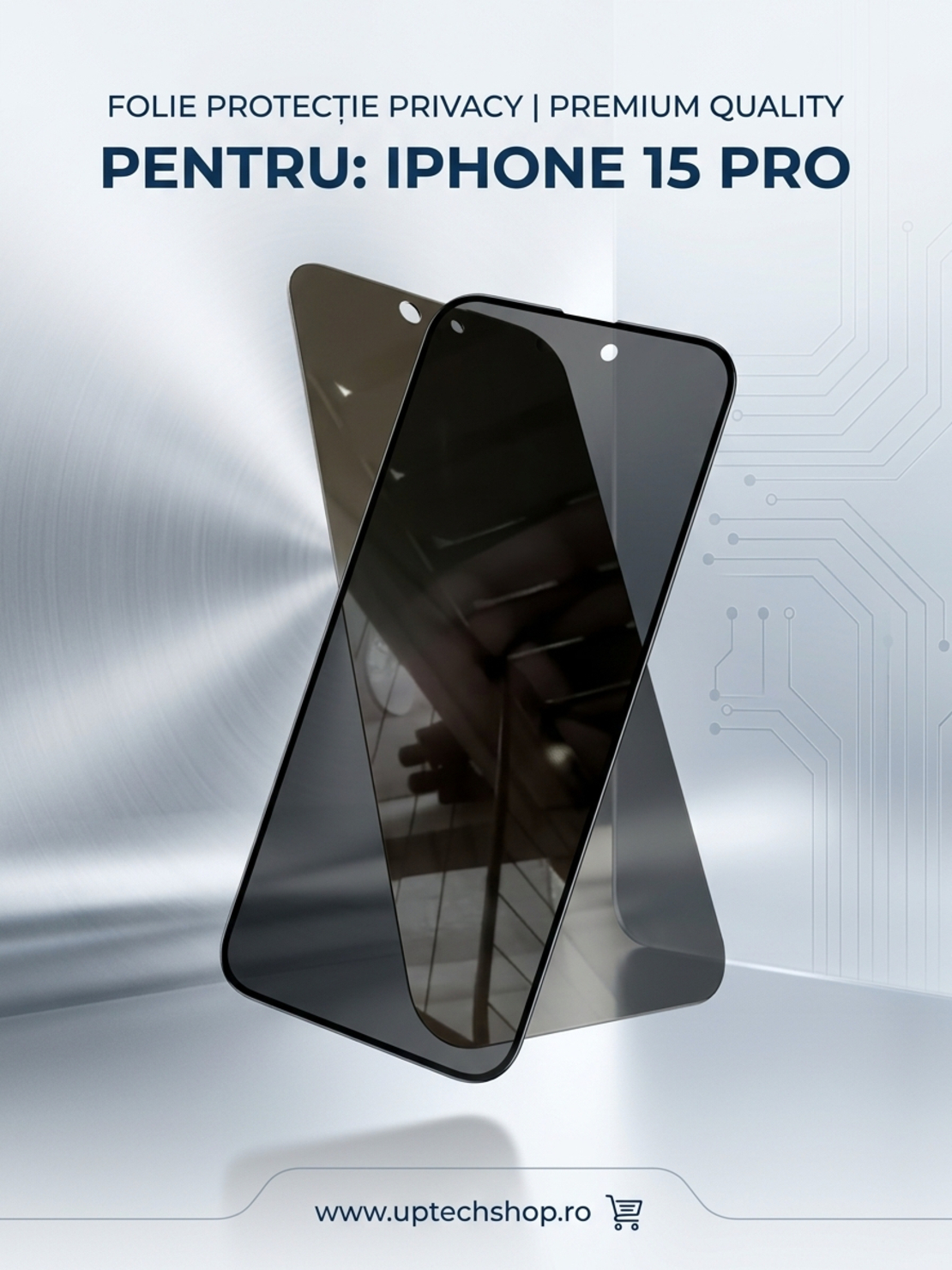 Folie protecție ecran iphone 15 Pro