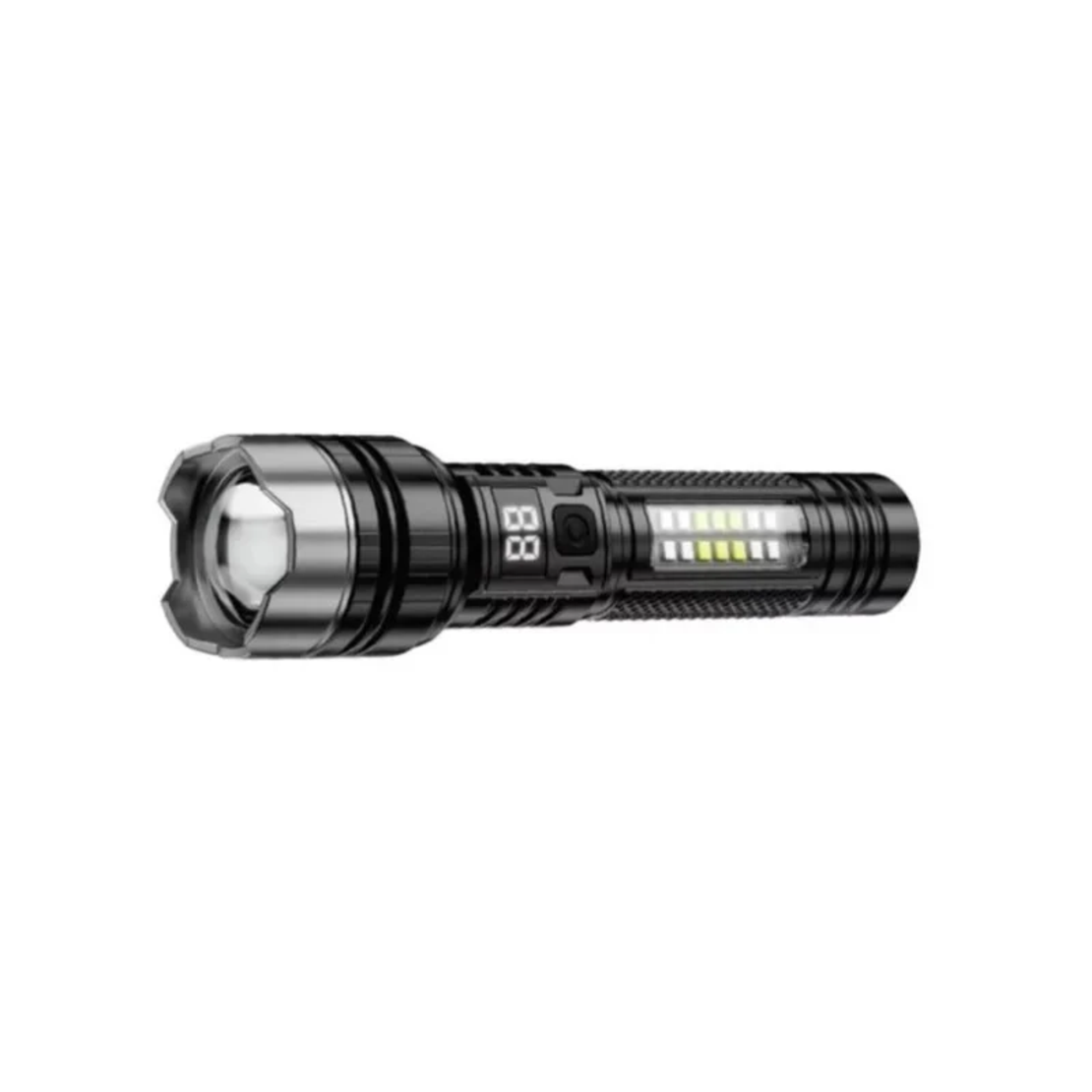 Lanterna XO YH20, cu Zoom Telescopic, 1200mAh, ~3h Utilizare - Negru