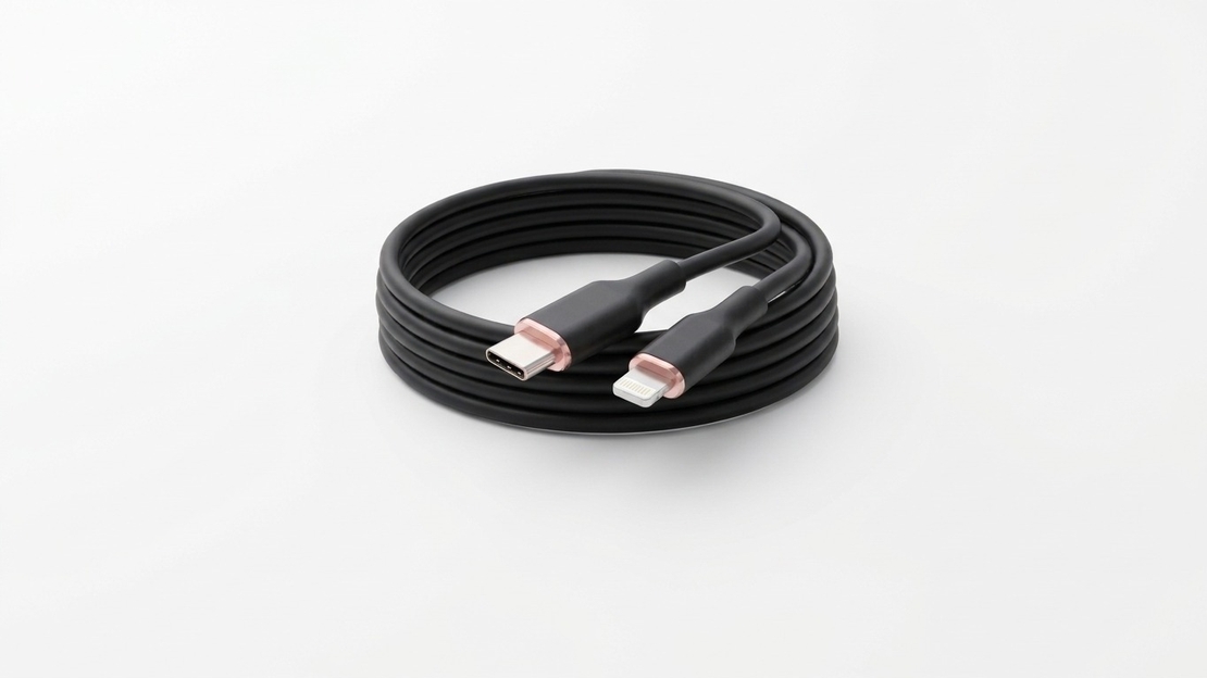 CABLU DE ÎNCĂRCARE ȘI TRANSFER DATE (USB 2.0 tip C la 8 pini)