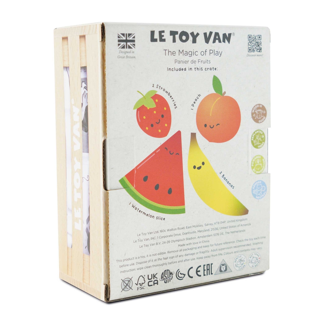 Ladita cu fructe, Le Toy Van, din lemn, 2 ani+