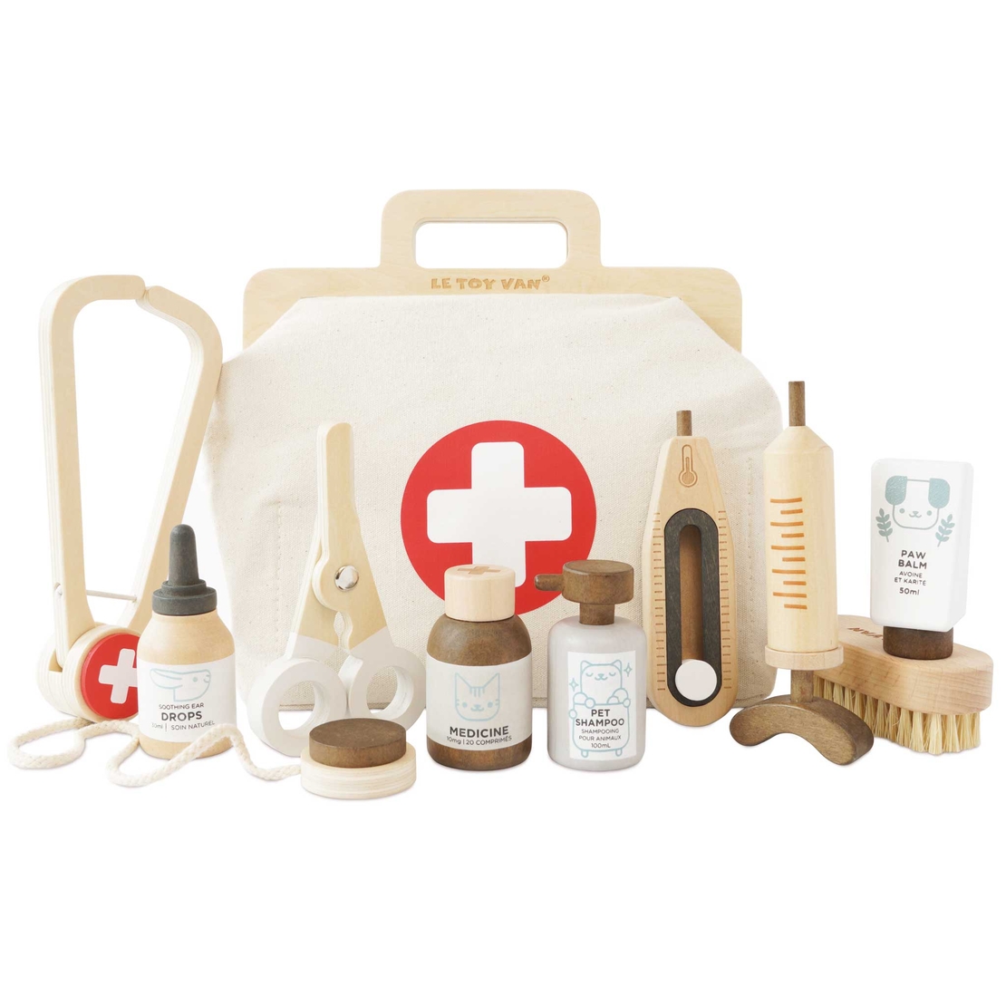 Trusa medic veterinar, Le Toy Van, 10 piese, 3 ani+