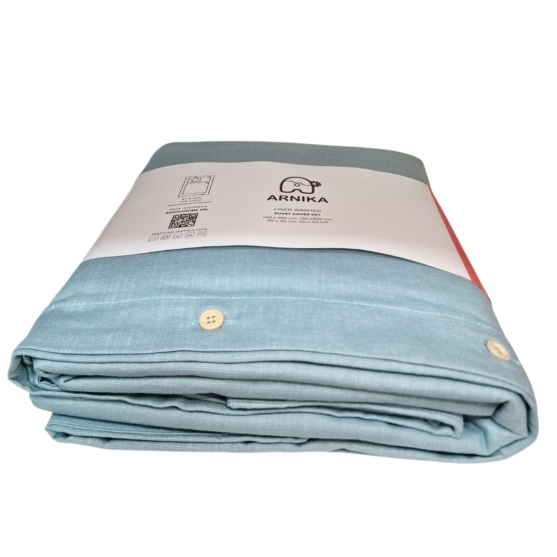Set Lenjerie de Pat Premium Arnika Home – In și Bumbac,NILE, Dimensiuni Standard - ARNIKA