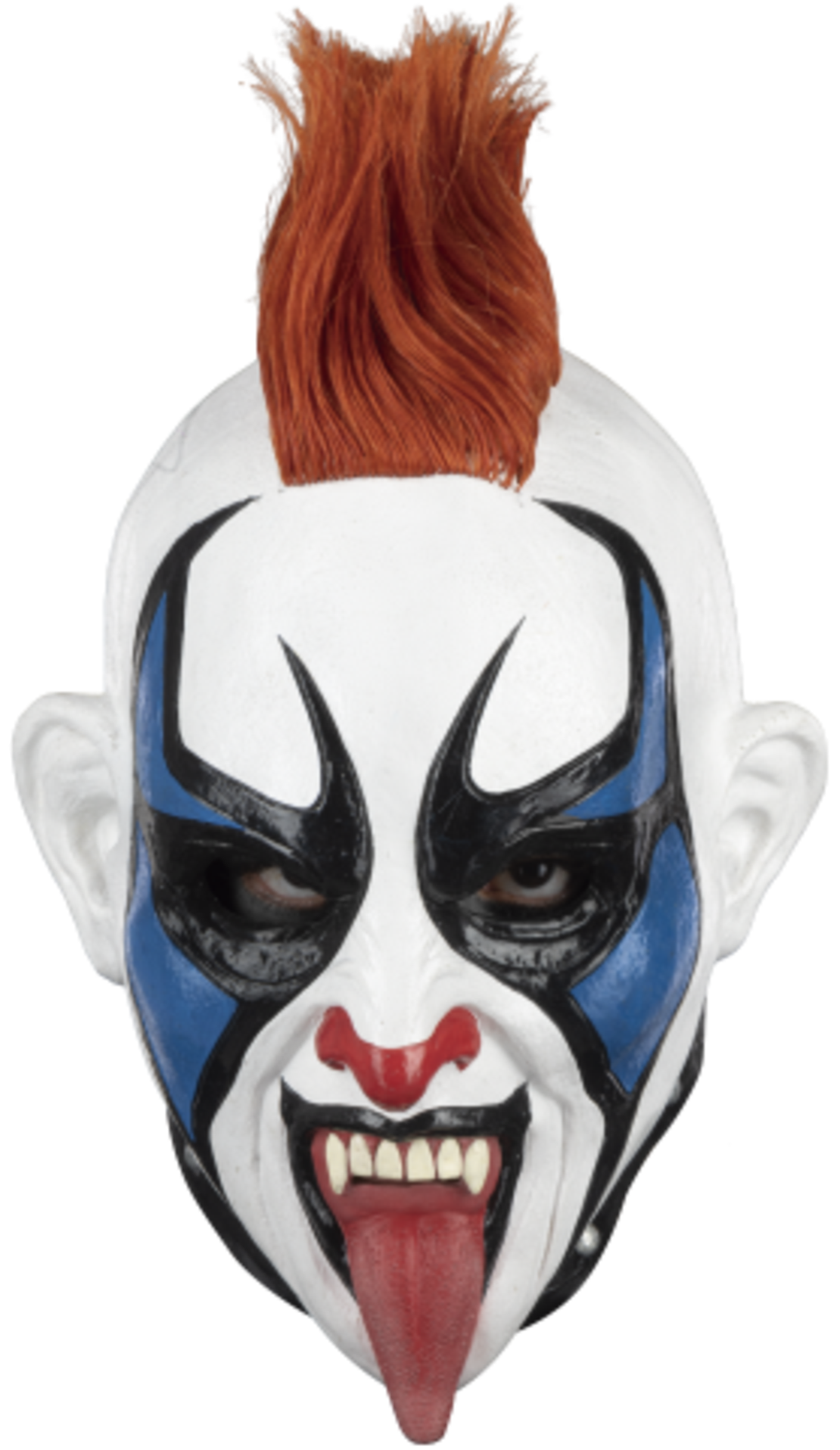 Mască Premium din Latex Psycho Clown – Lucha Libre AAA Worldwide, Mărime Universală Adulți
