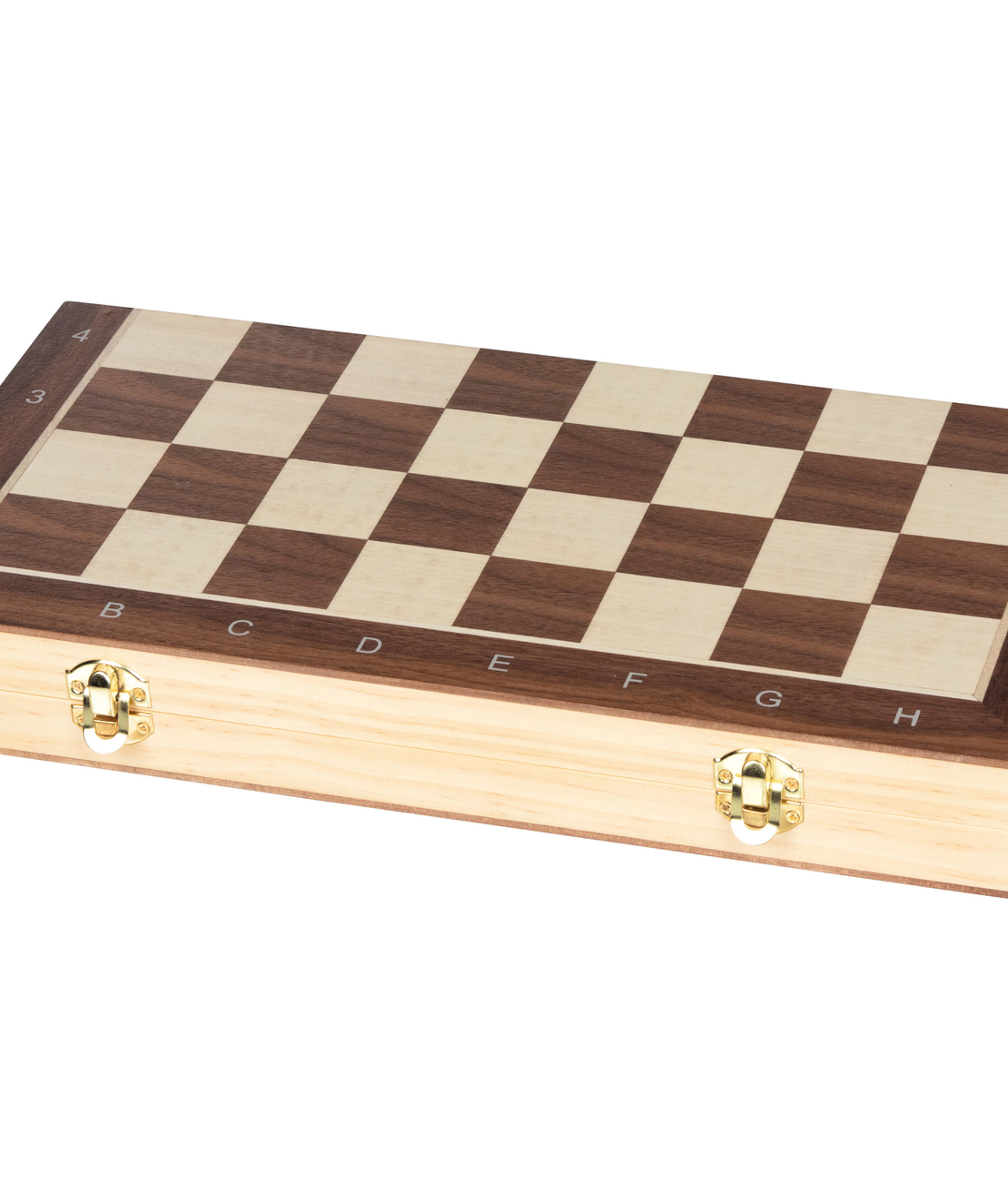 Joc de societate 2 in 1 goki, Sah si Dame, magnetic, din lemn, 59 piese, 38 x 38 cm