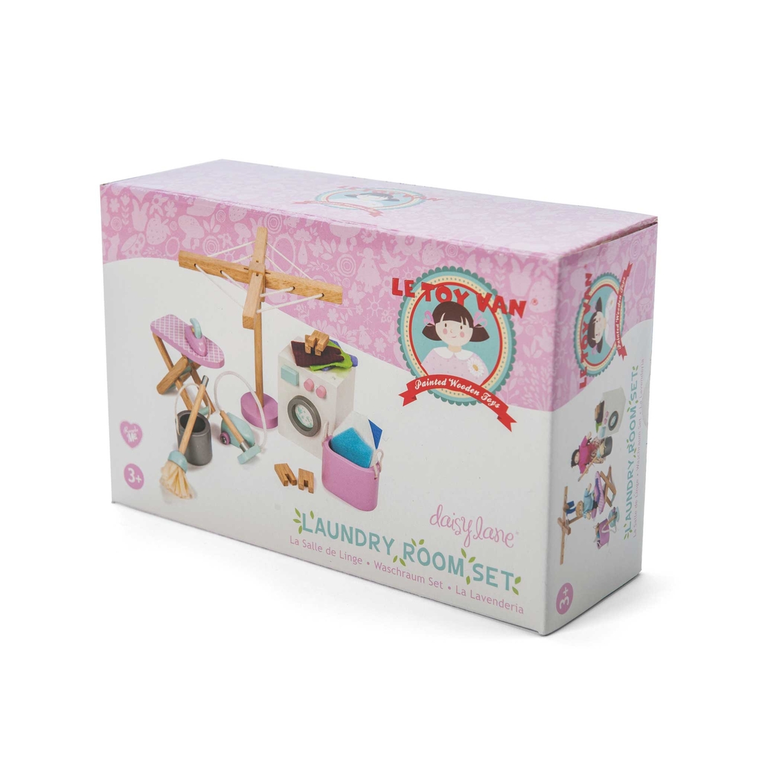 Mobilier pentru casuta, Le Toy Van, set camera de curatatorie, din lemn