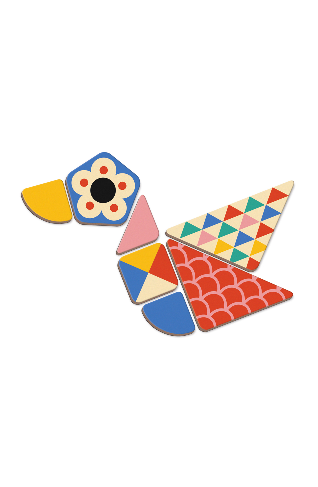 Joc educativ magnetic, Janod, Magneti'book Forme, 73 piese, 3 ani+