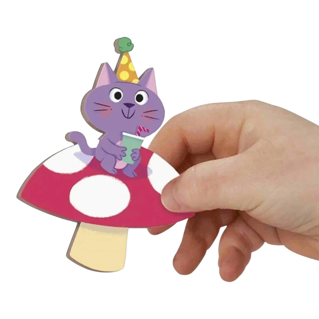 Joc magnetic Magnéti'stories Petrecerea animalelor Janod, 3-8 ani