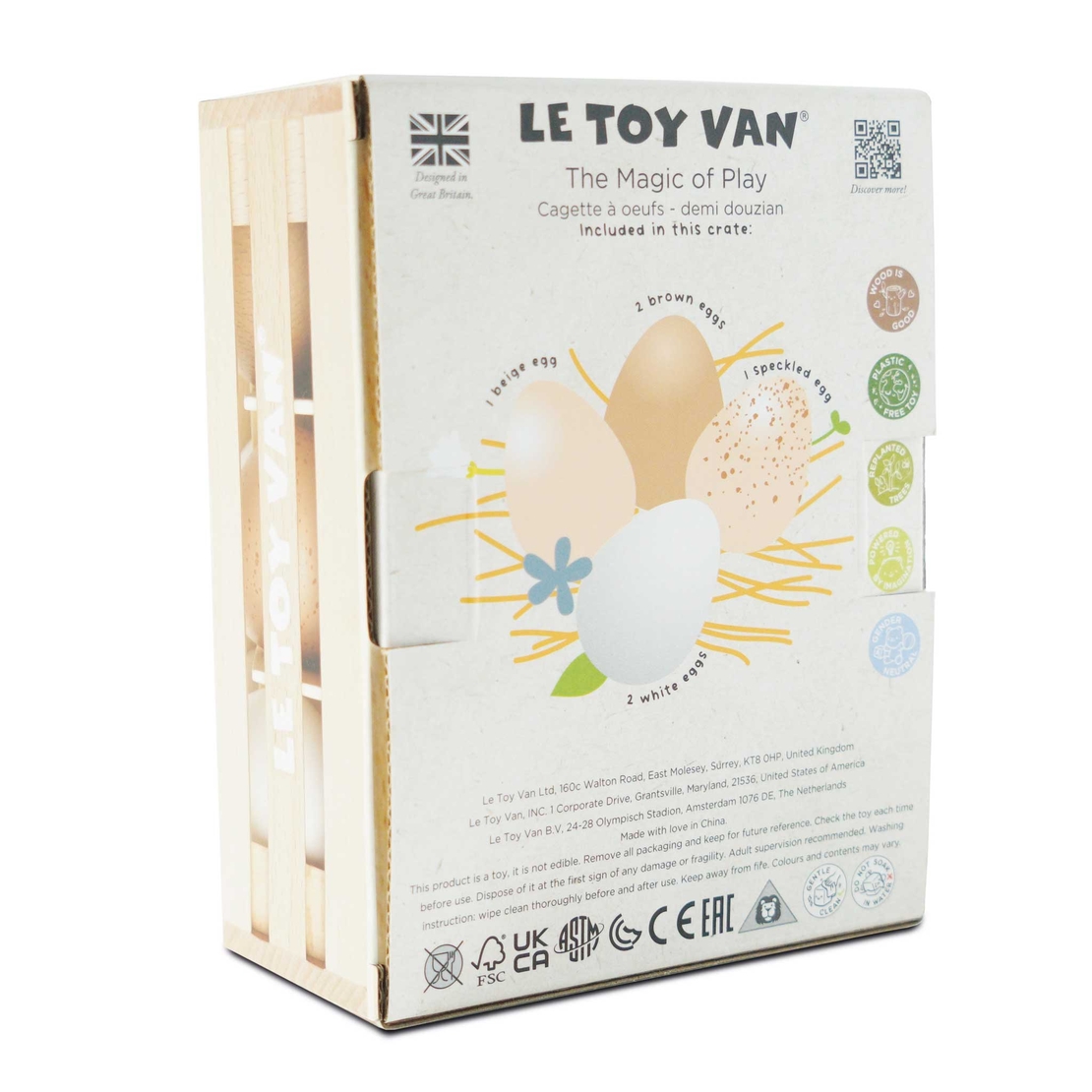 Ladita cu oua, Le Toy Van, din lemn, 2 ani+