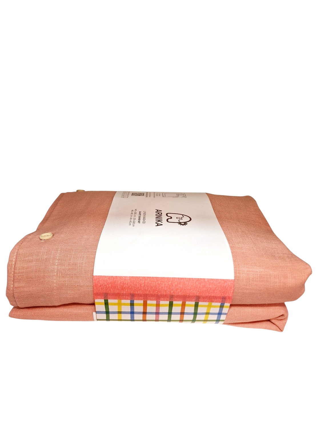 Set Lenjerie de Pat Premium Arnika Home – In și Bumbac,ROSE, Dimensiuni Standard - ARNIKA