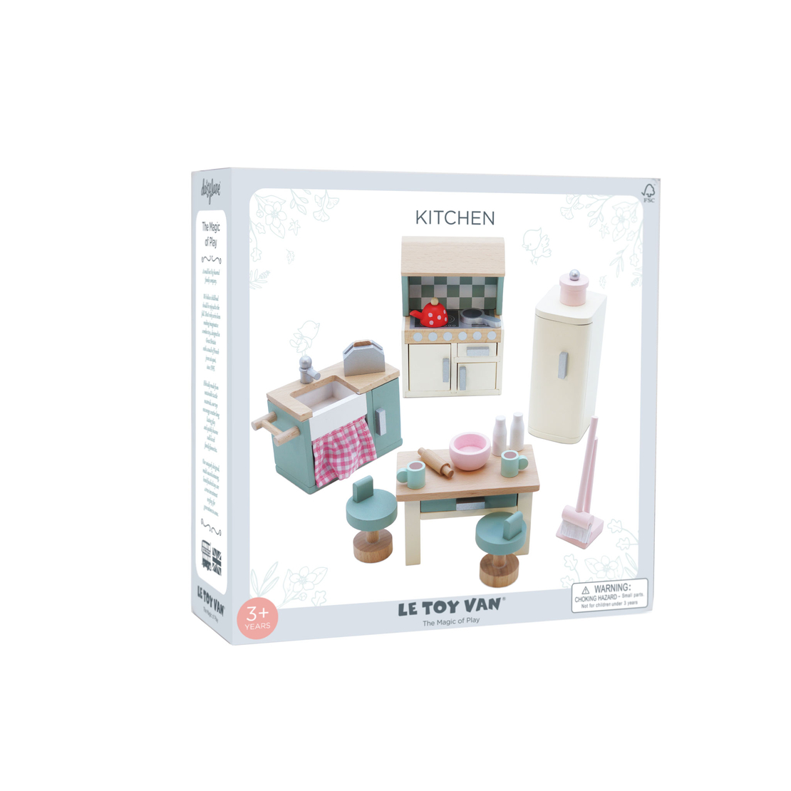 Mobilier pentru casuta, Le Toy Van, bucatarie Daisylane, din lemn