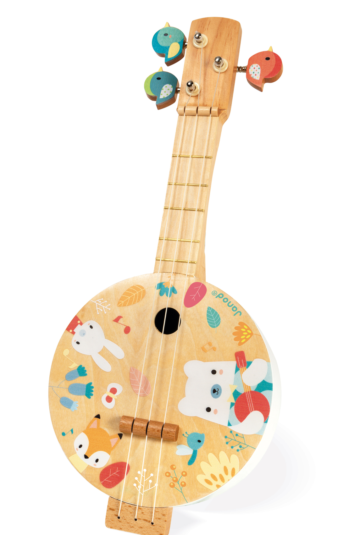 Mandolina din lemn, Janod, multicolor