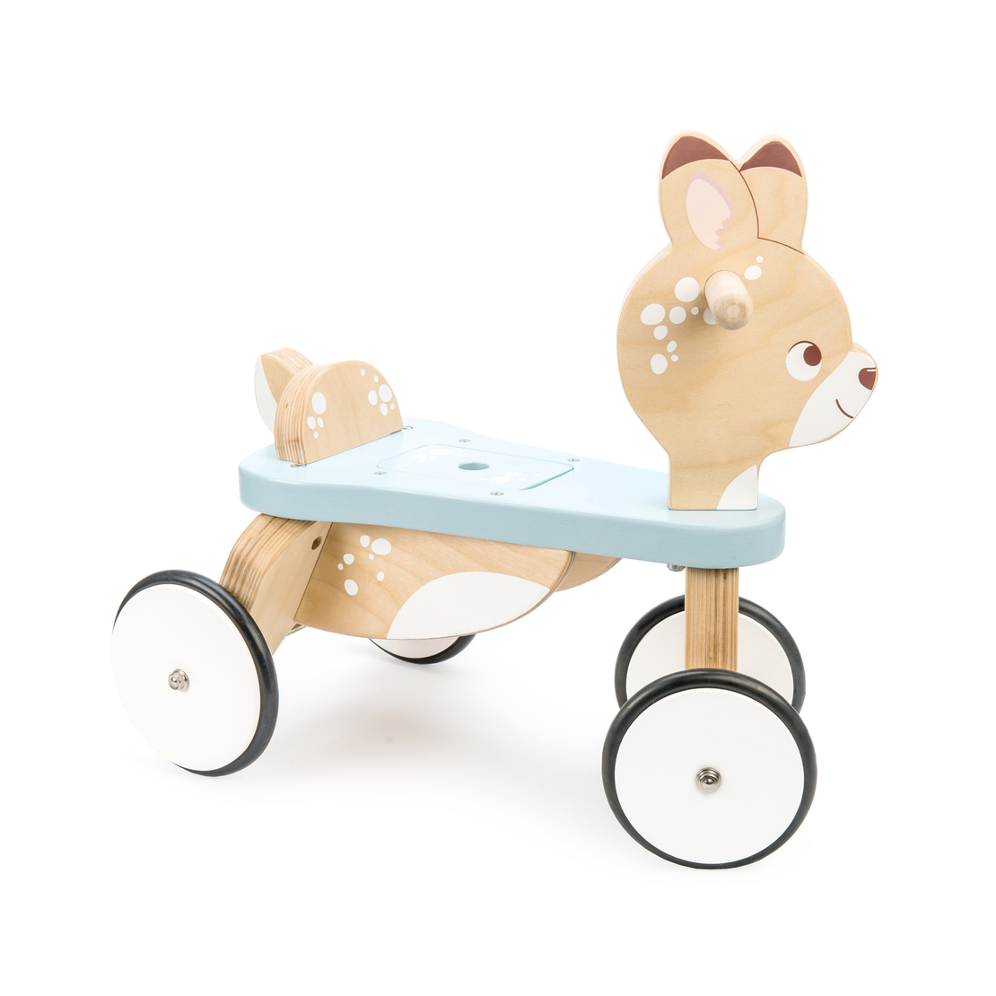 Bicicleta din lemn, Le Toy Van, Ride on Deer, 4 roti, 12 luni +