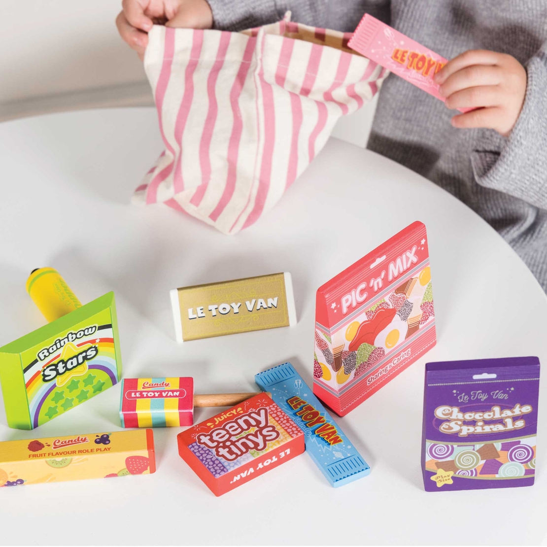 Set de dulciuri din lemn, Le Toy Van, cu sacosa, 2 ani+