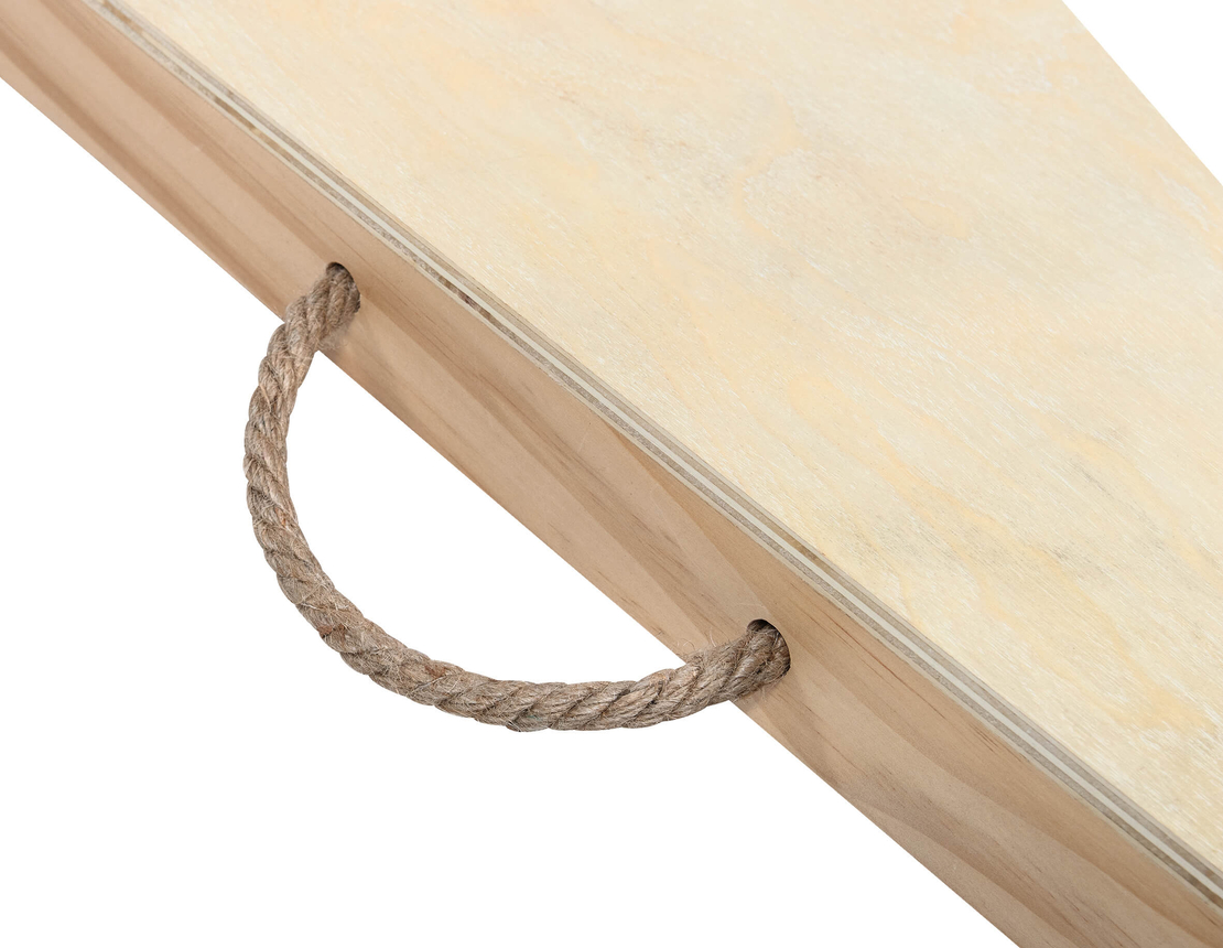 Joc de exterior Goki Cornhole, Aruncare la țintă cu săculeți, din lemn, +5 ani
